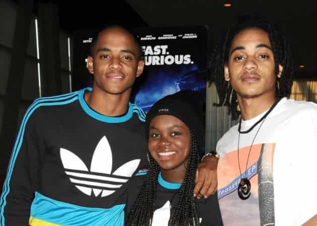 Corde Broadus with Cori Broadus and Cordell Broadus
